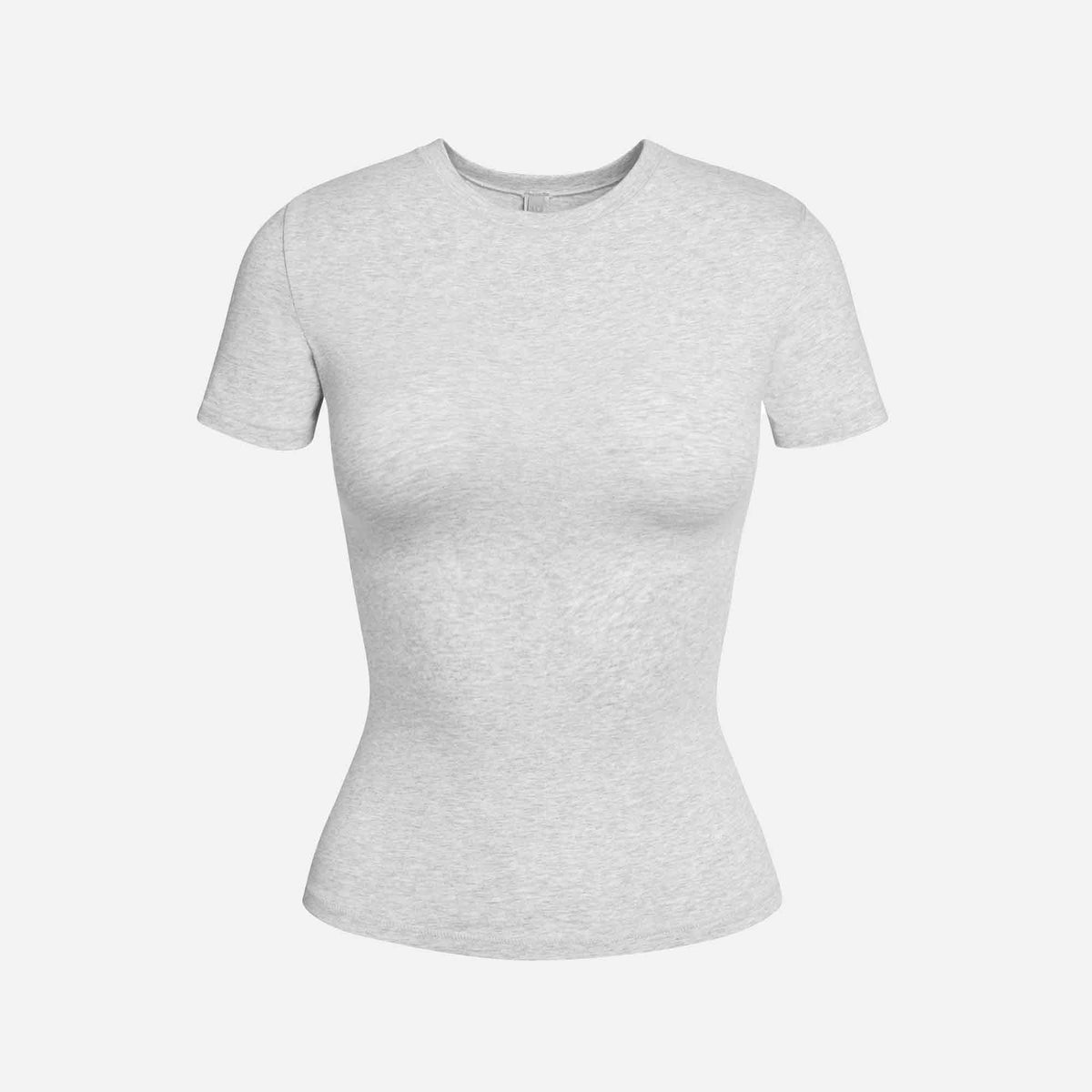 Cotton Jersey T-Shirt Light Heather Grey