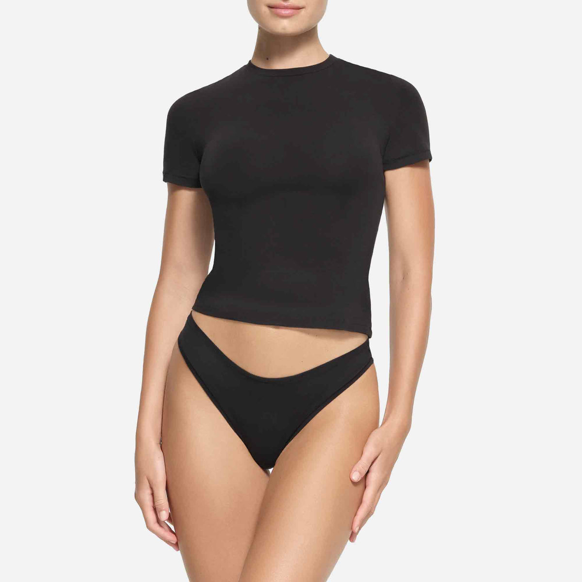 Cotton Jersey T-Shirt Soot
