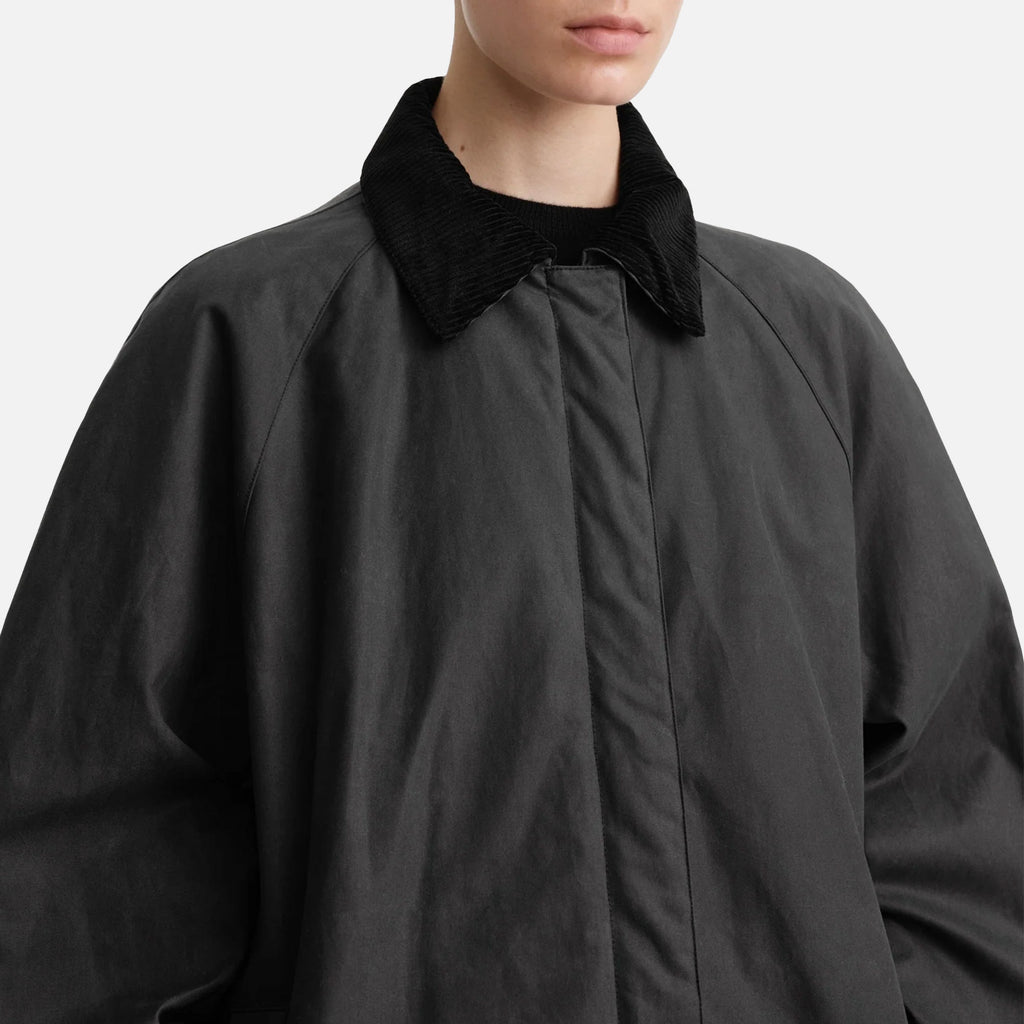 Country Coat Washed Black