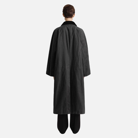 Country Coat Washed Black