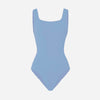 Coverage Square Neck Swimsuit Cornflower