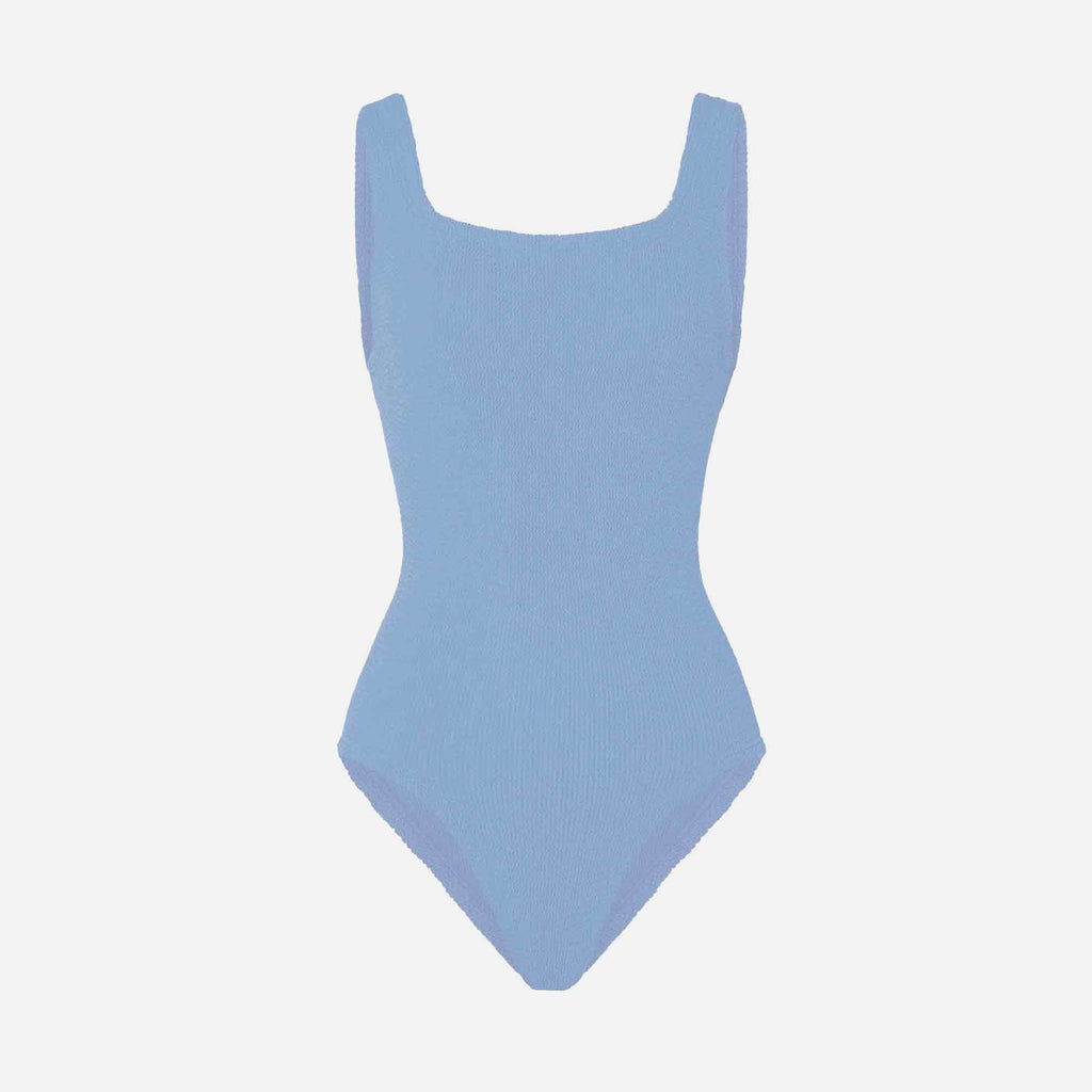 Coverage Square Neck Swimsuit Cornflower