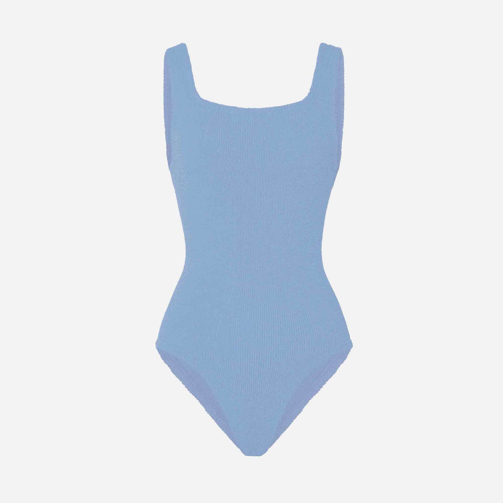 Coverage Square Neck Swimsuit Cornflower