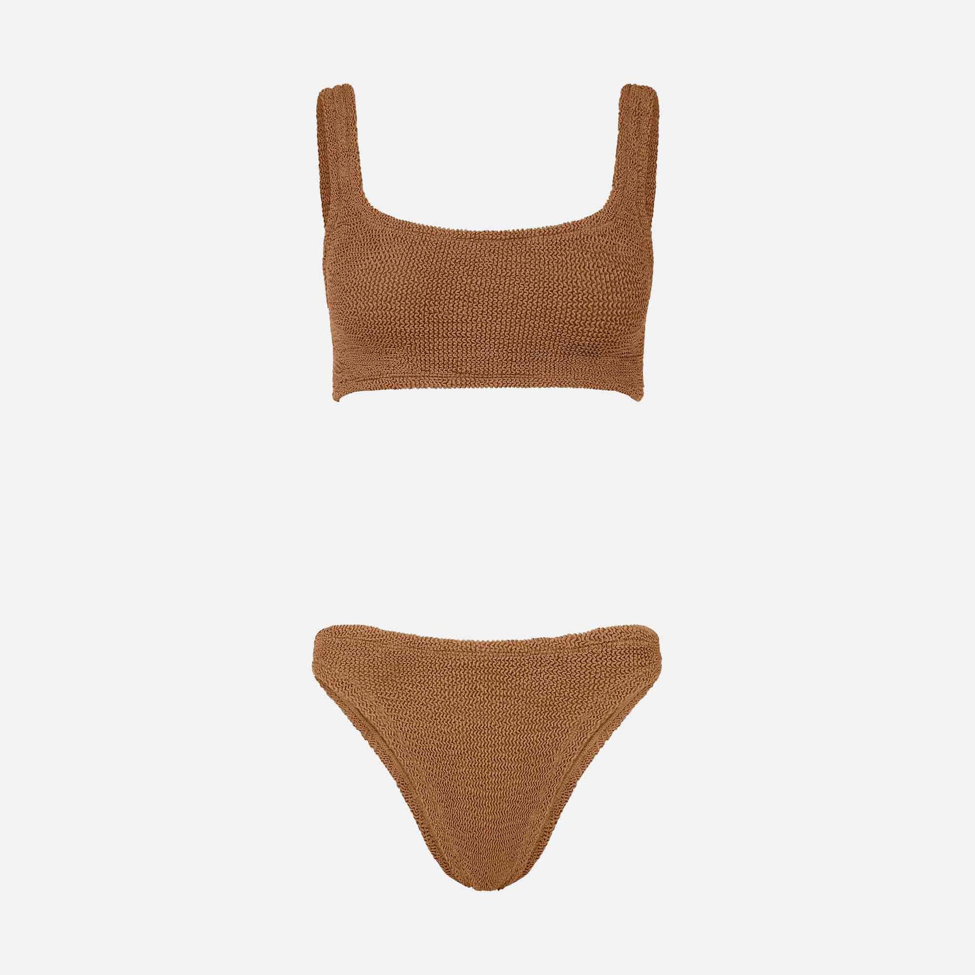 Coverage Xandra Bikini Metallic Cocoa
