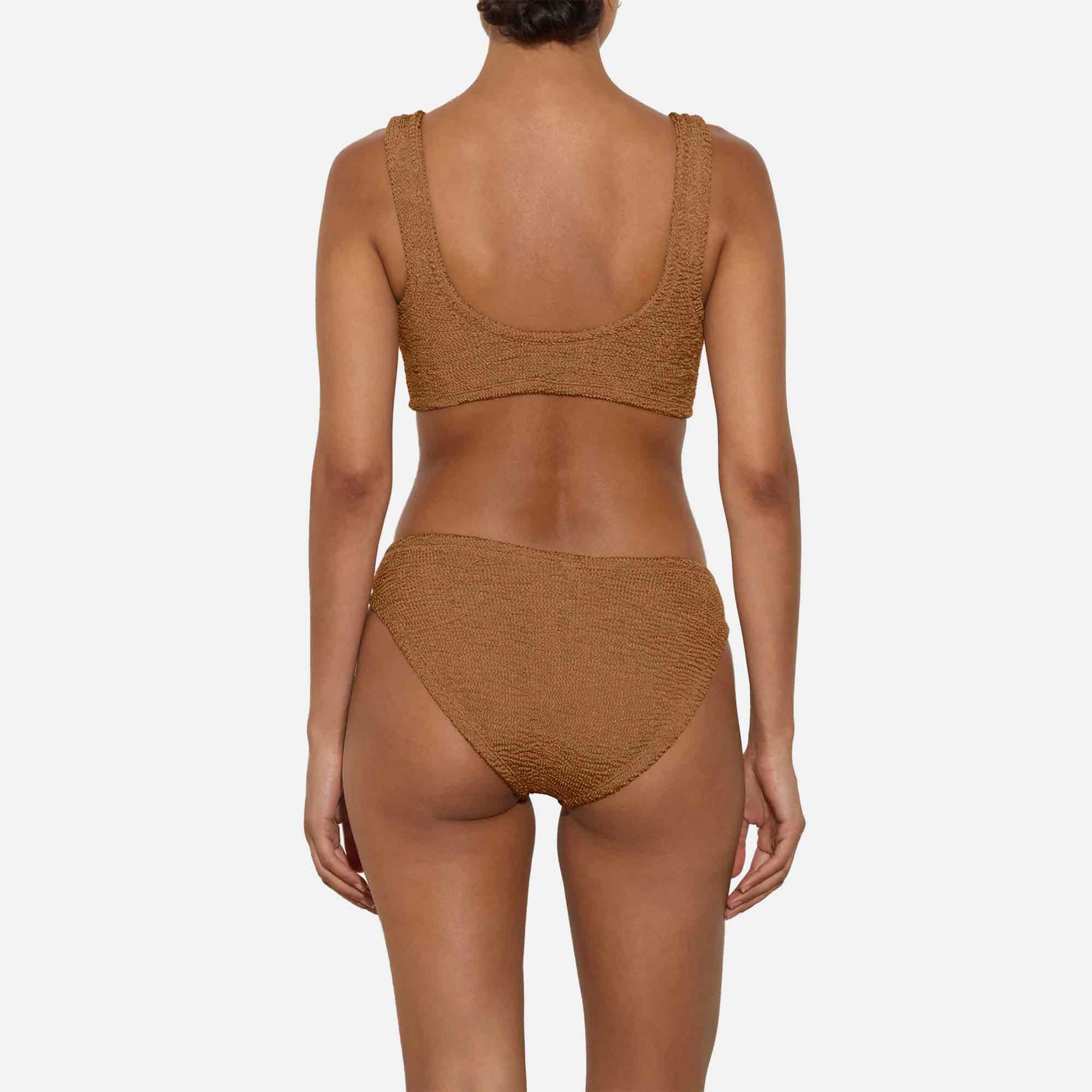 Coverage Xandra Bikini Metallic Cocoa