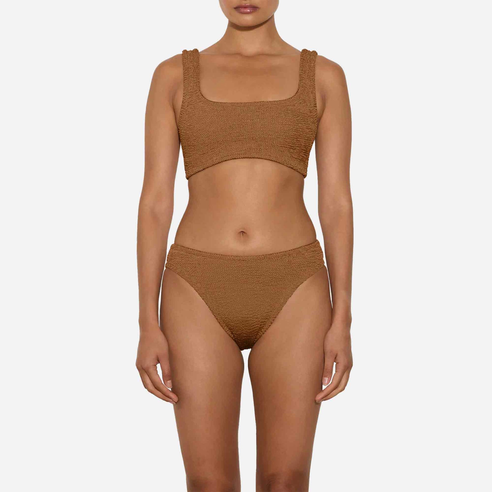Coverage Xandra Bikini Metallic Cocoa