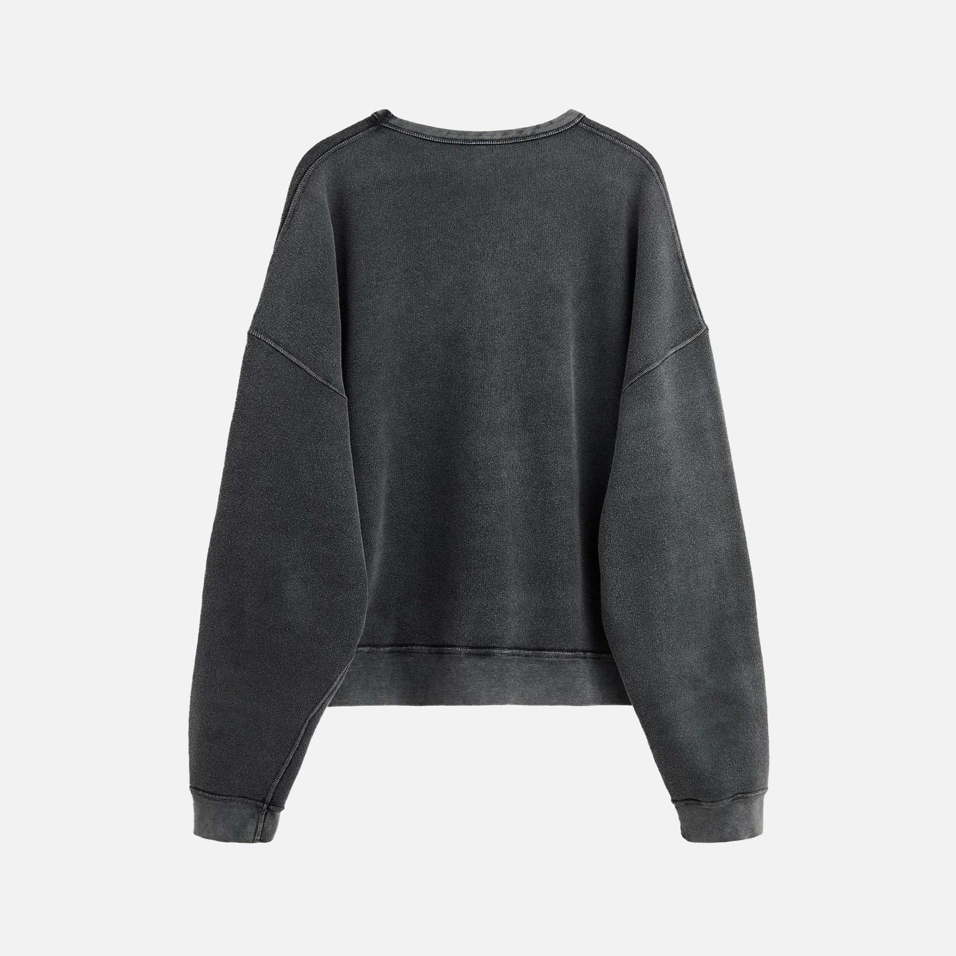 Crew Sweat Antracite Washed
