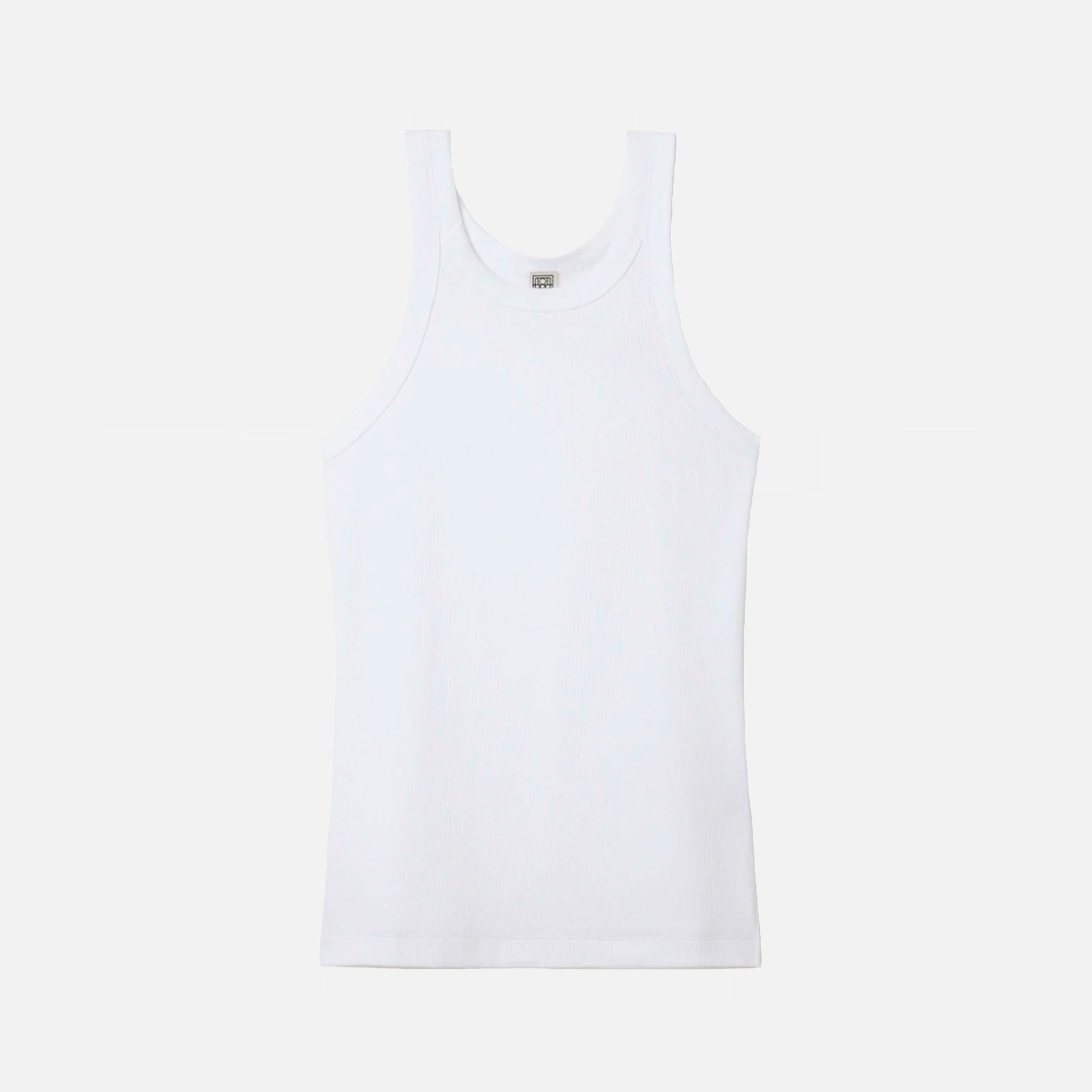 Curved Rib Tank White