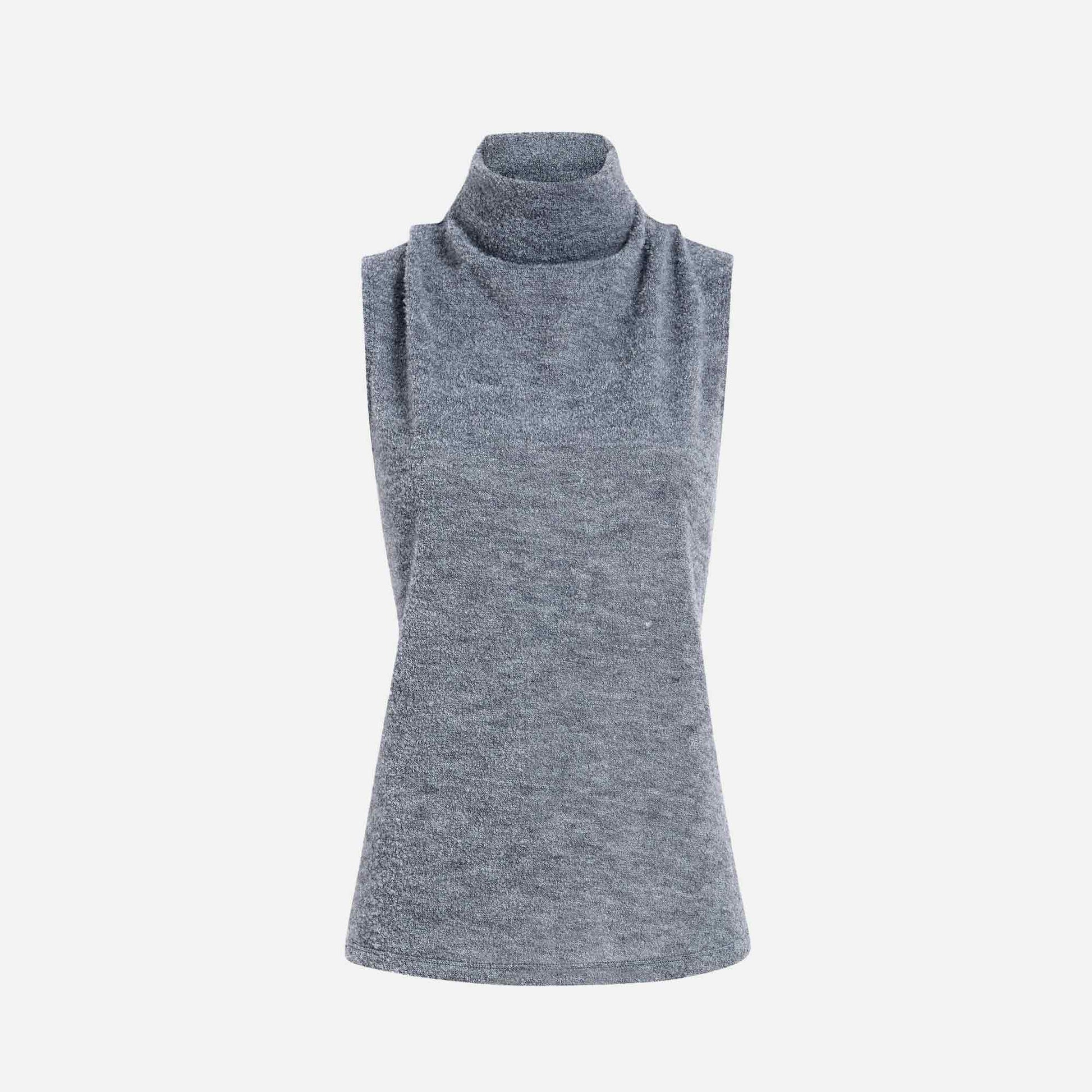 Cynthia Top Grey Melange