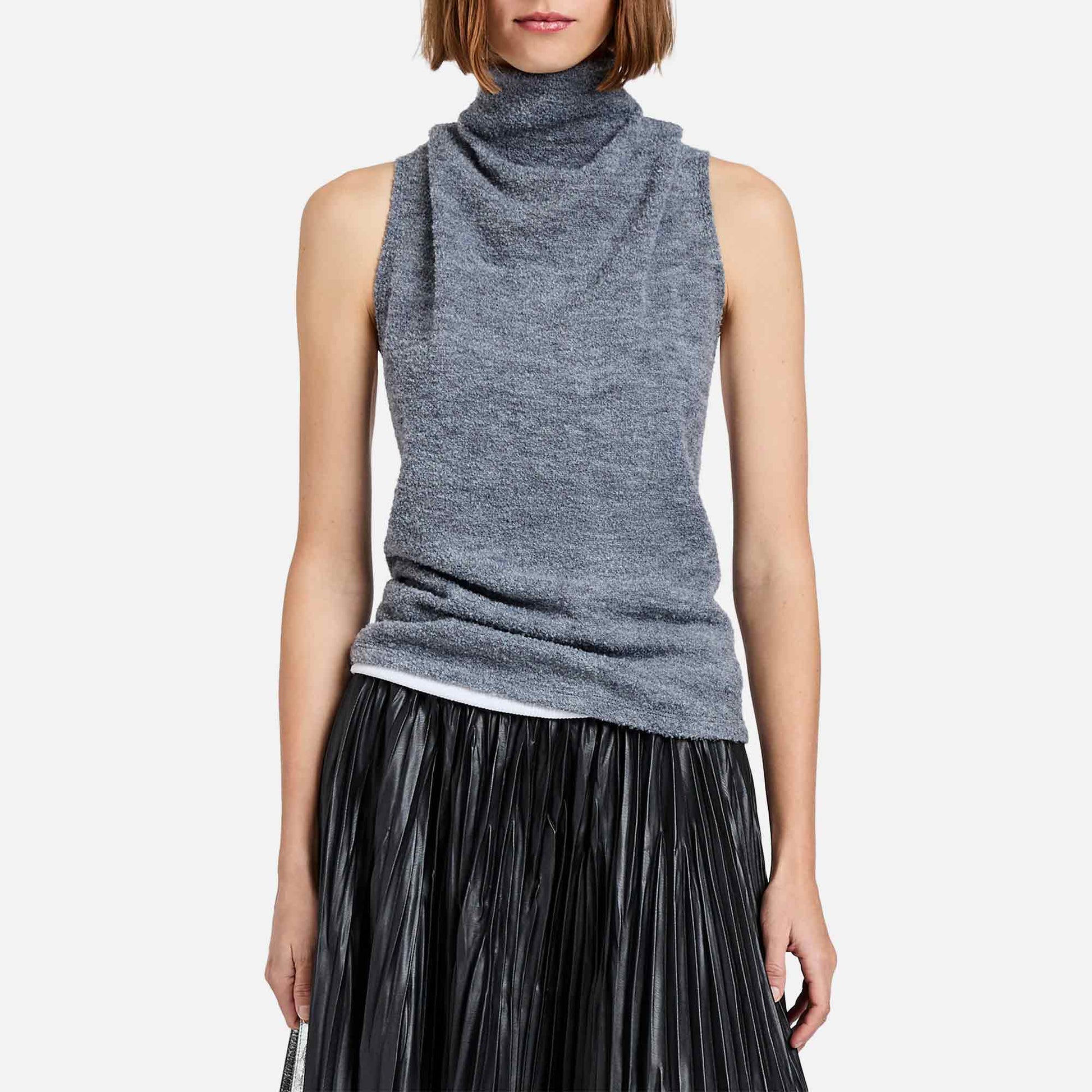 Cynthia Top Grey Melange