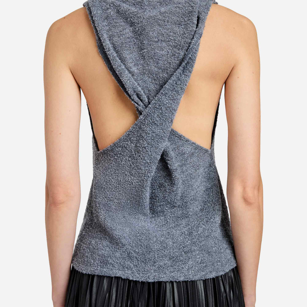 Cynthia Top Grey Melange