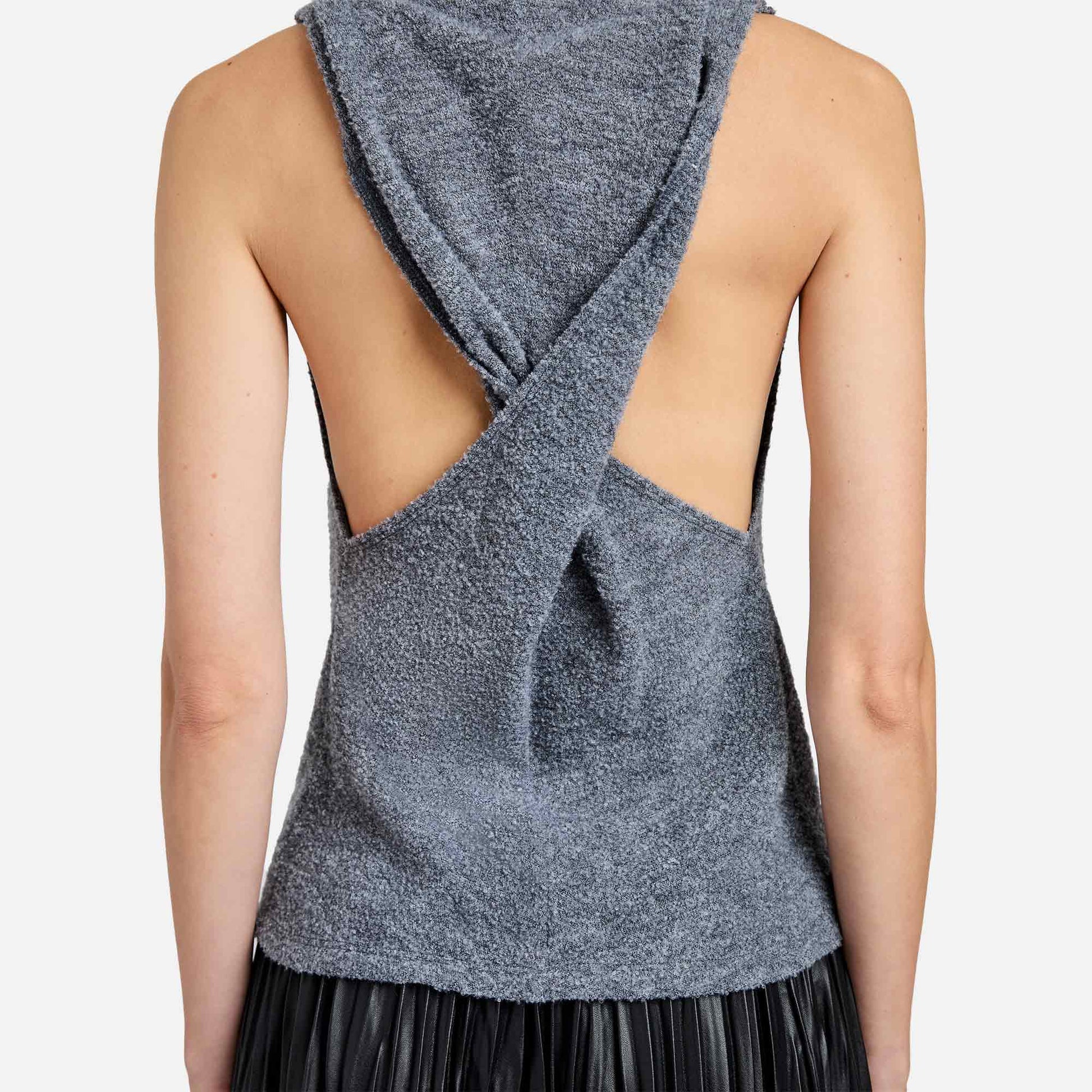 Cynthia Top Grey Melange
