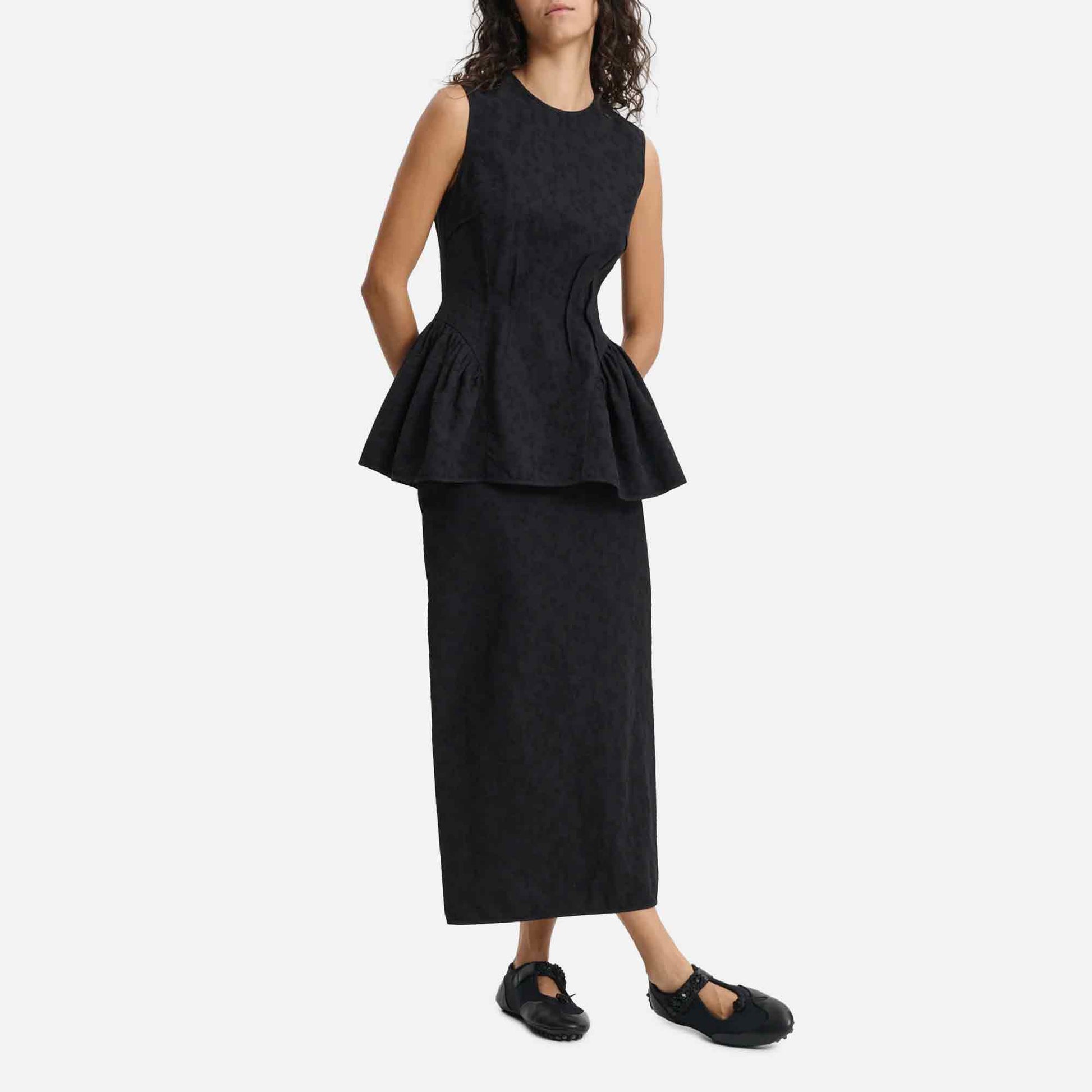 Daimi Matelassé Top Black