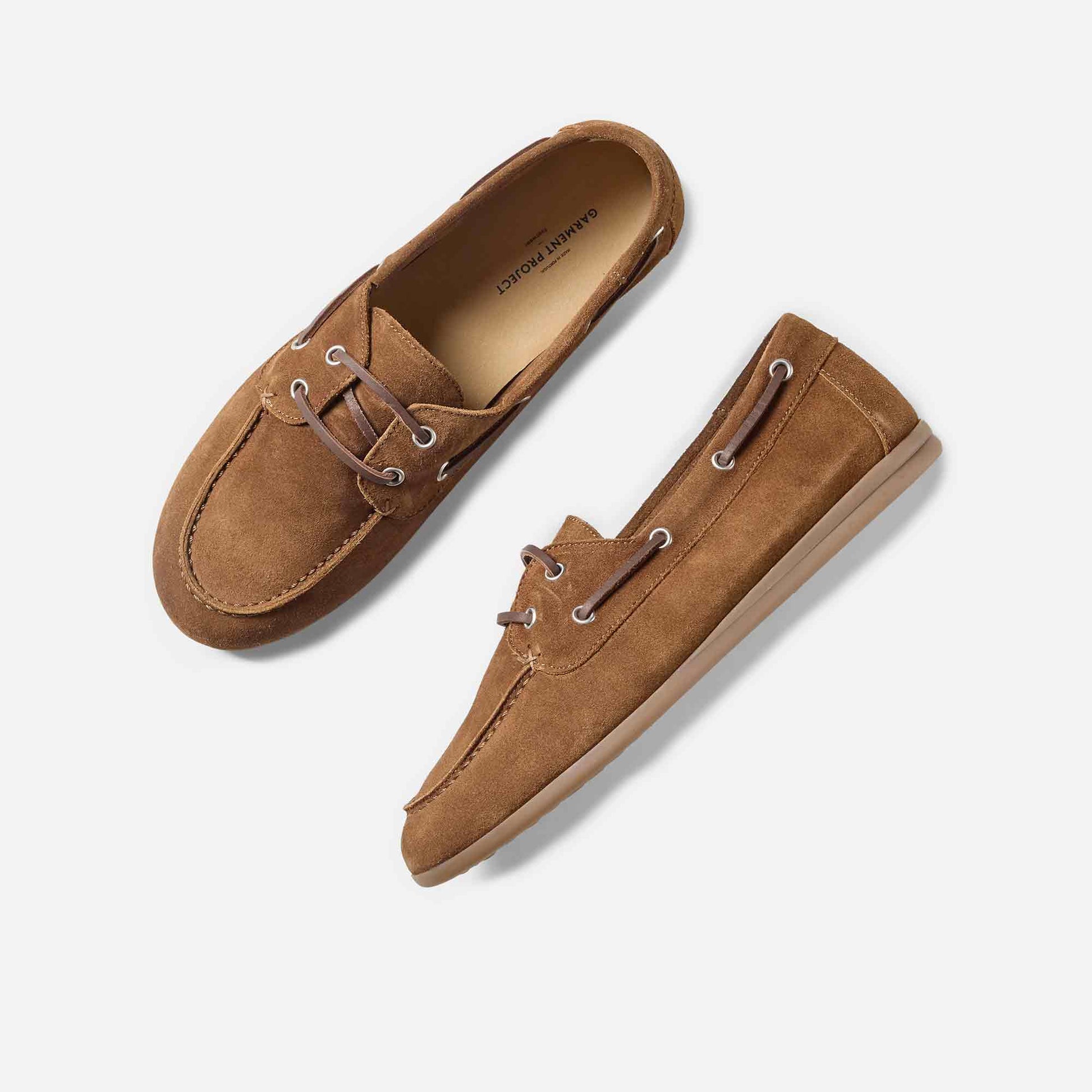 Daisy Boat Shoe Cognac Suede