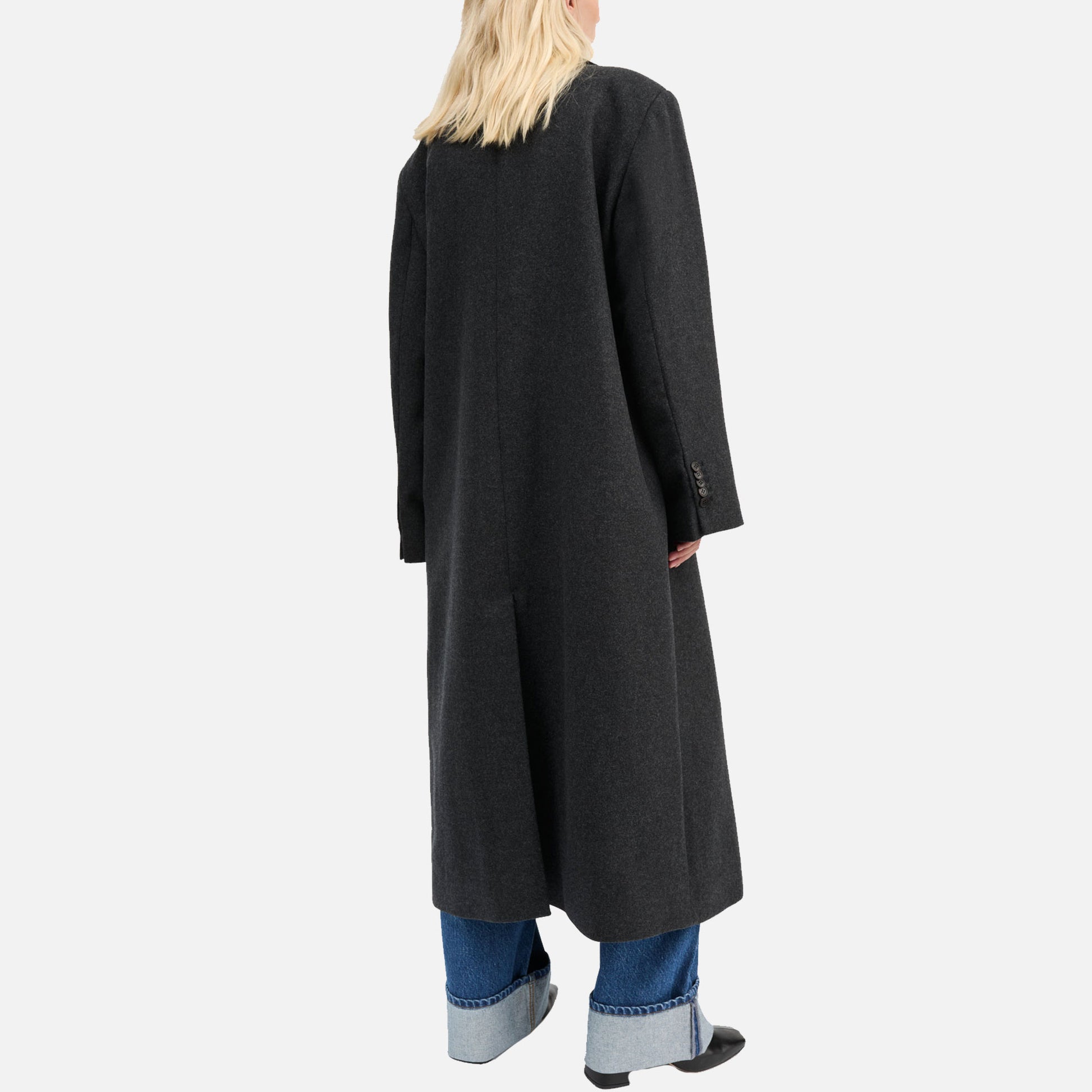 David Coat Dark Grey Melange
