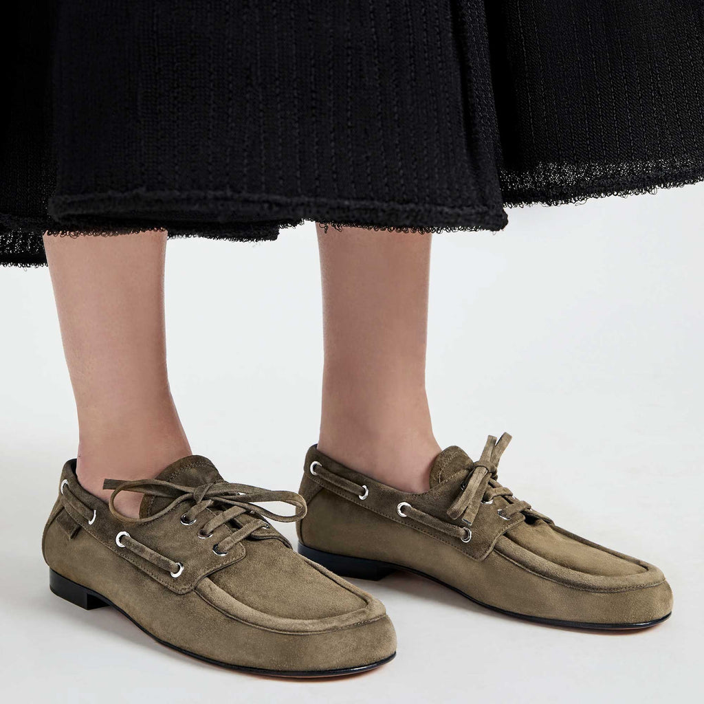 Deck Shoes Moss