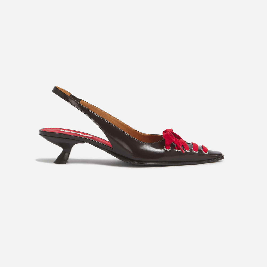 Kat Slingback Deep Brown