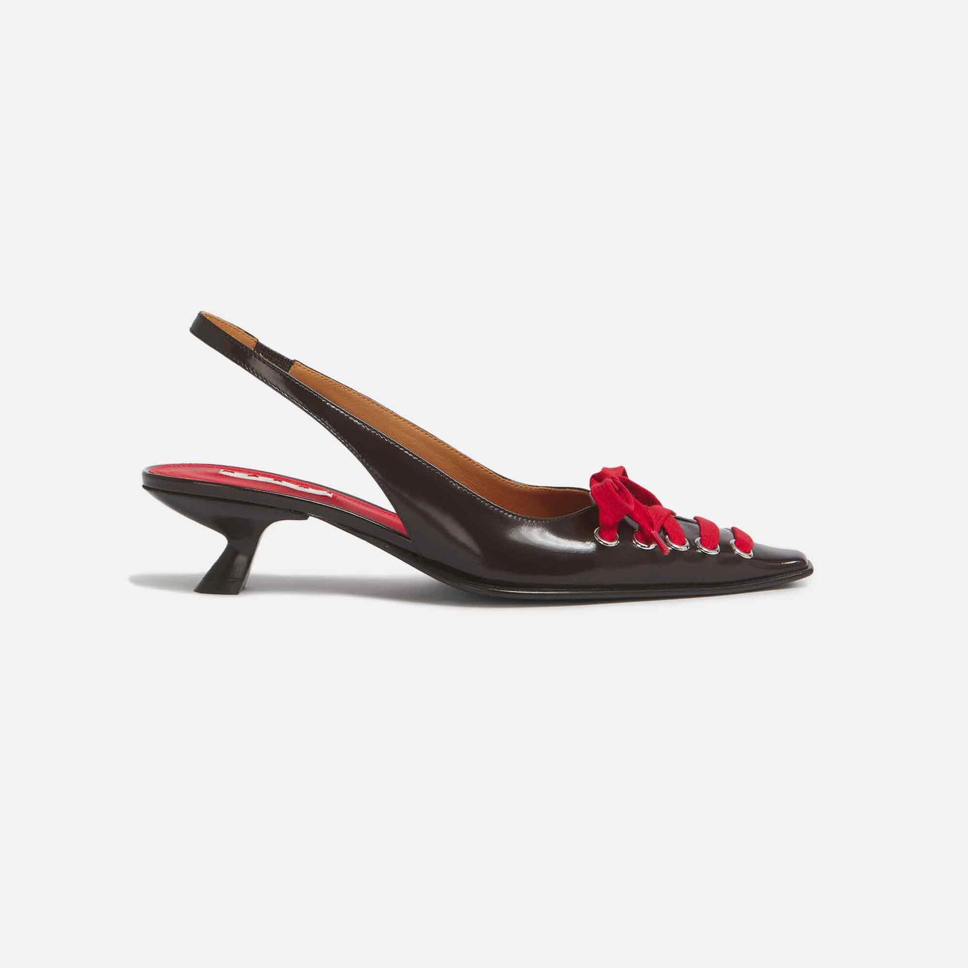 Kat Slingback Deep Brown