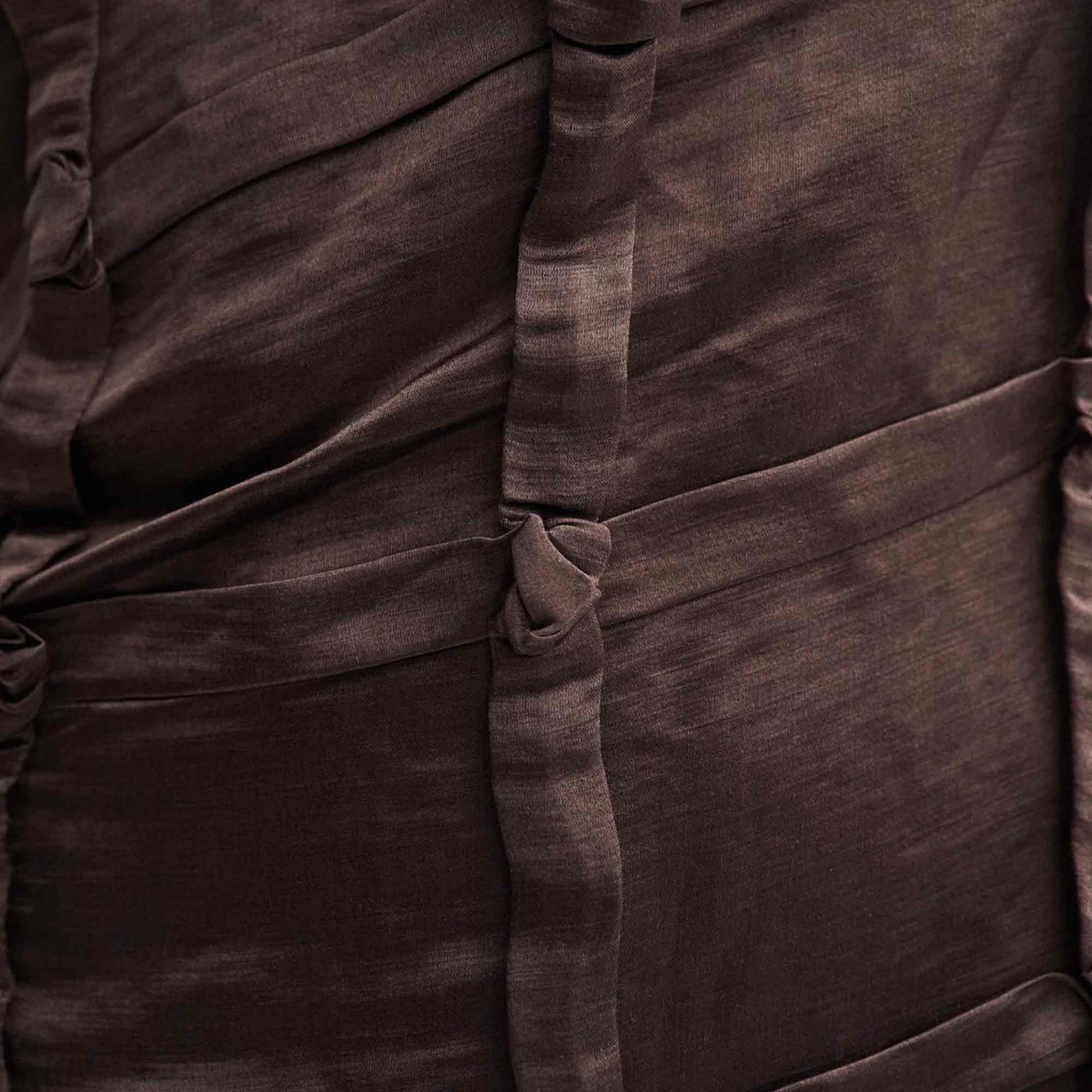 Delyna-Atelier Dress Dark Brown