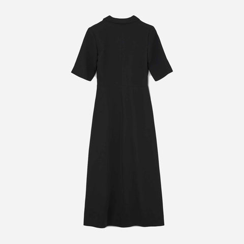 Demi Crepe Georgette Dress Black
