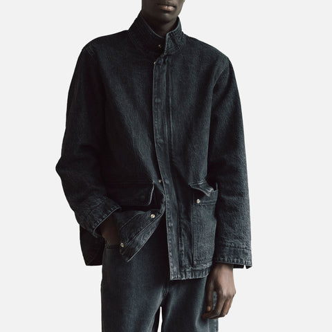 Fatigue Jacket Black Washed