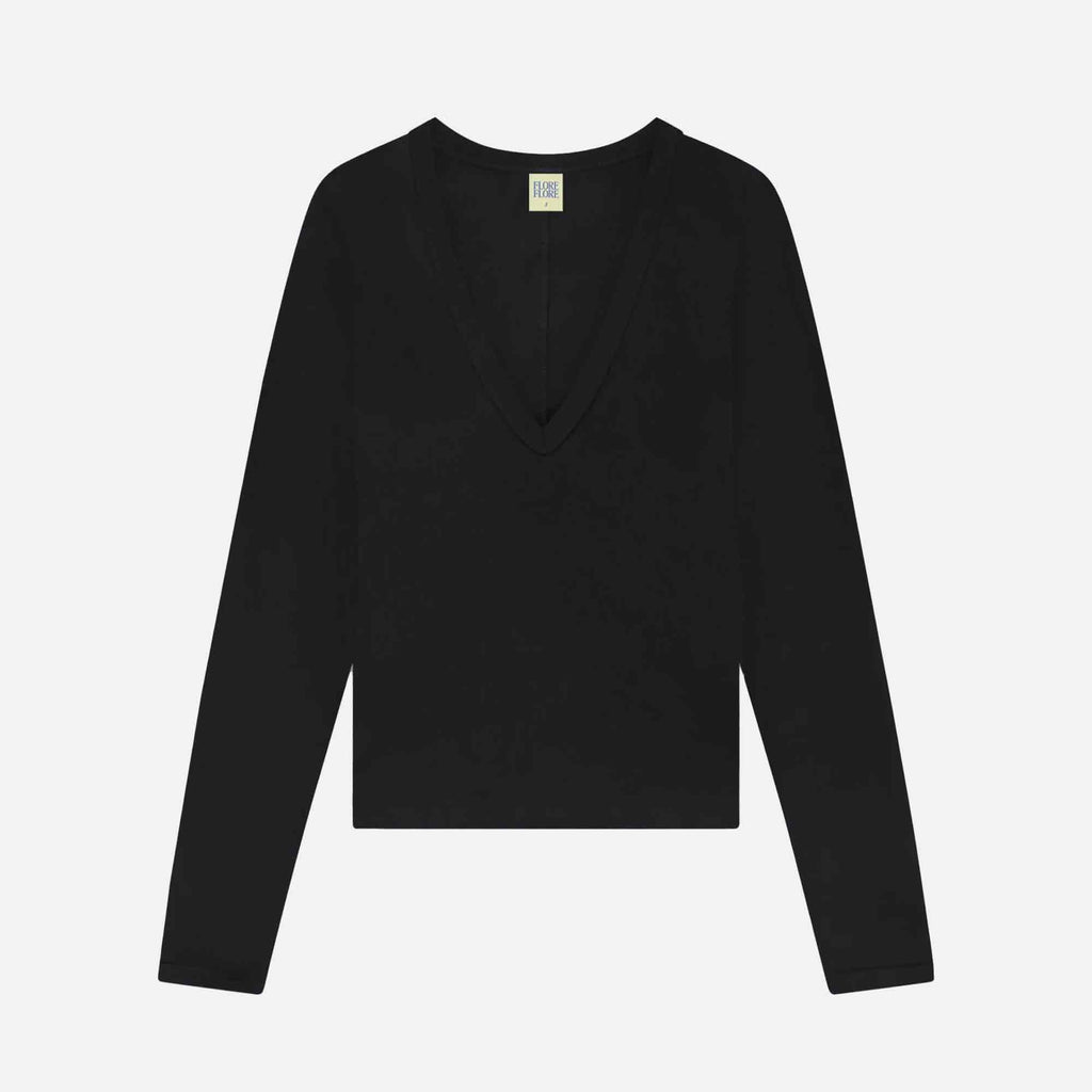 Dewi Longsleeve Tee Black