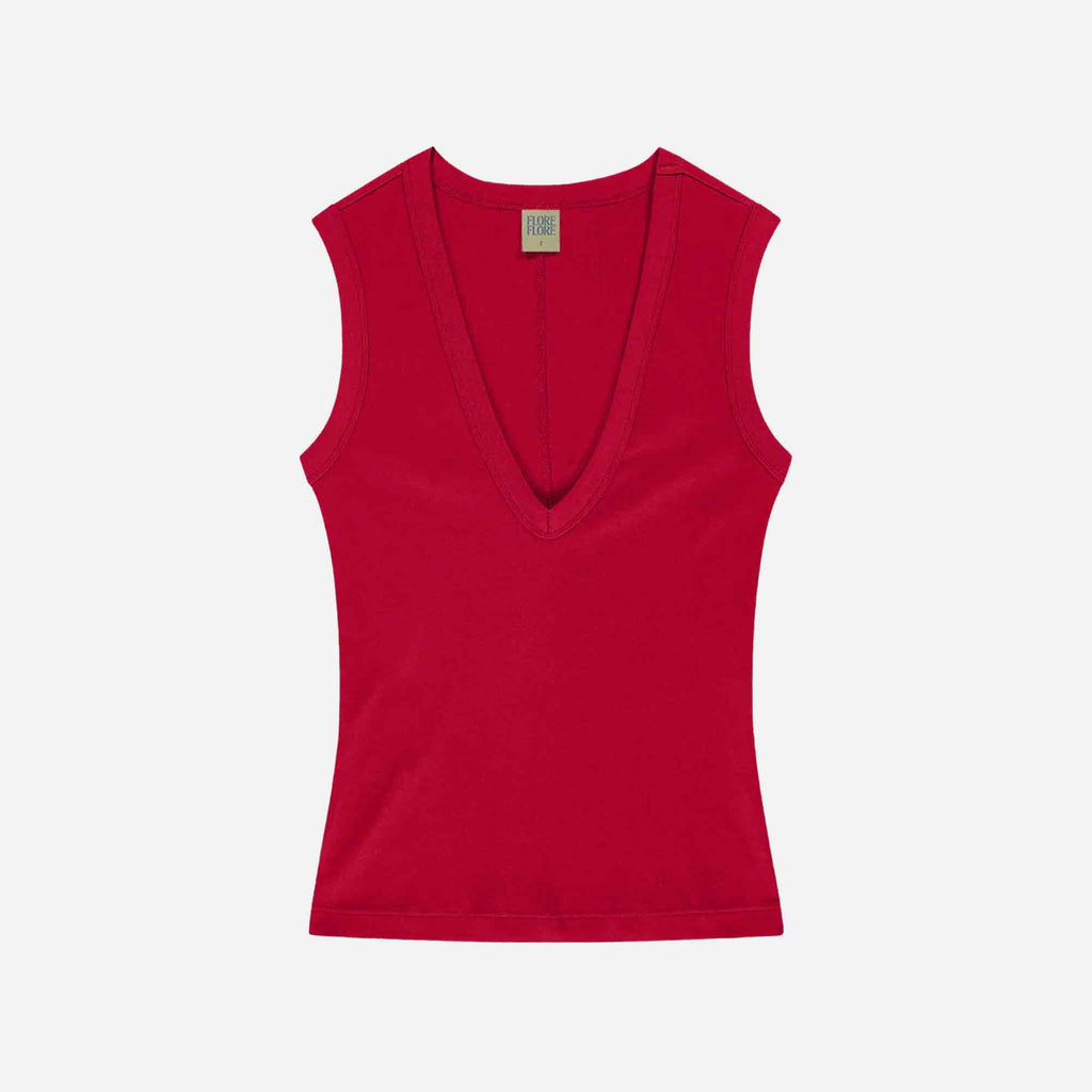 Dewi Tank Top Red