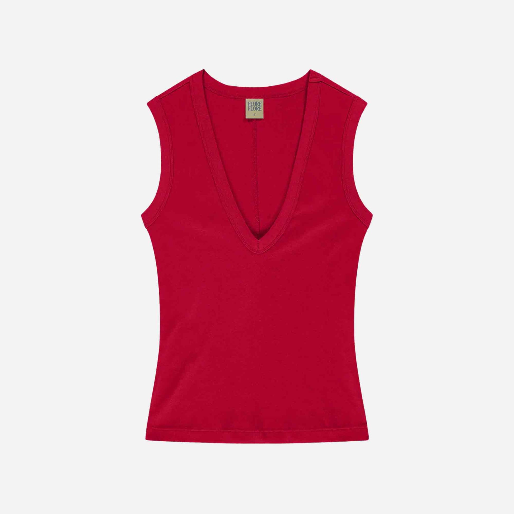 Dewi Tank Top Red