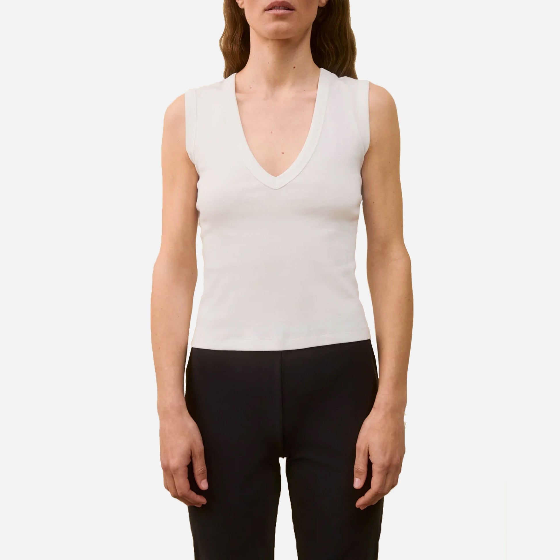 Dewi Tank Top White