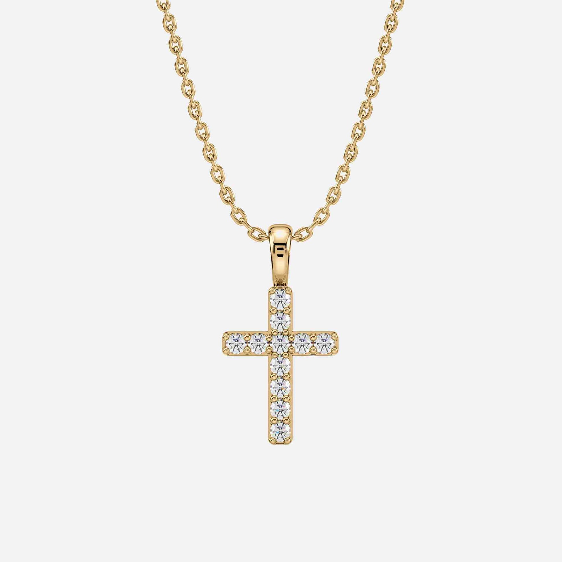 Diamond Cross Necklace