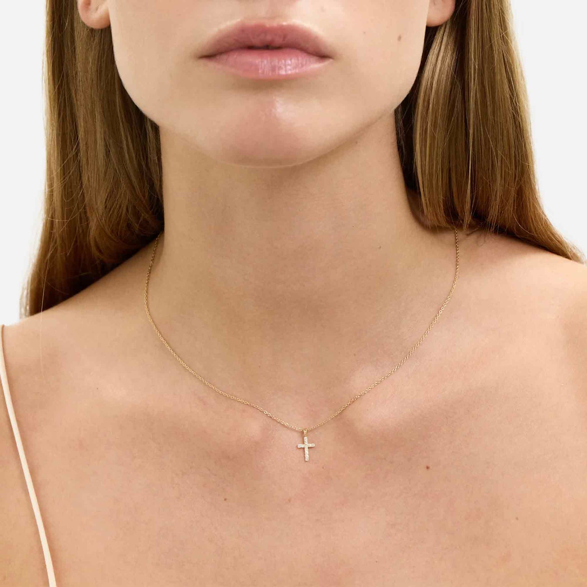 Diamond Cross Necklace