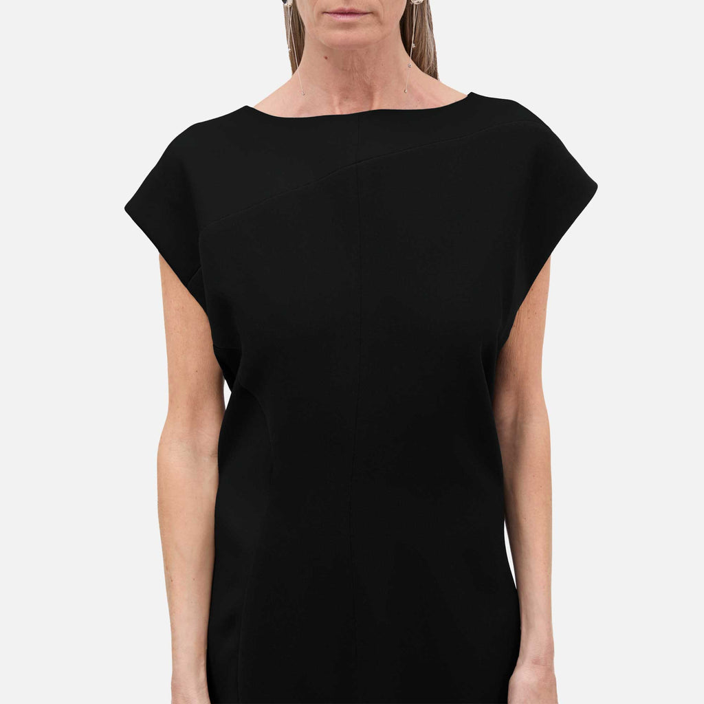 Dolly Crepe Georgette Dress Black