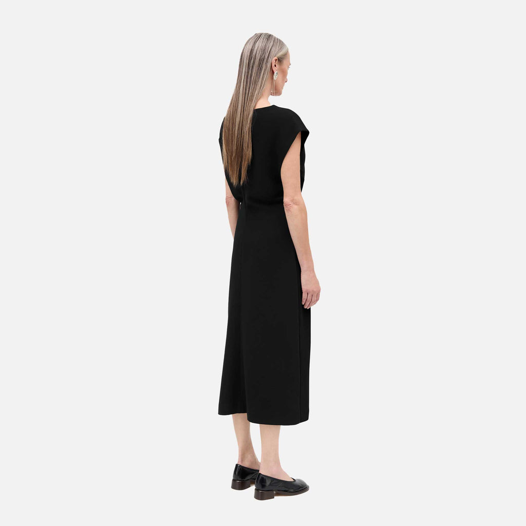 Dolly Crepe Georgette Dress Black