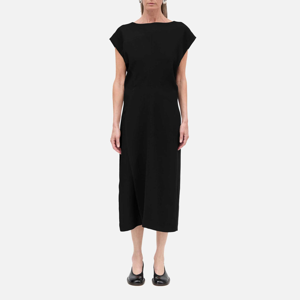 Dolly Crepe Georgette Dress Black
