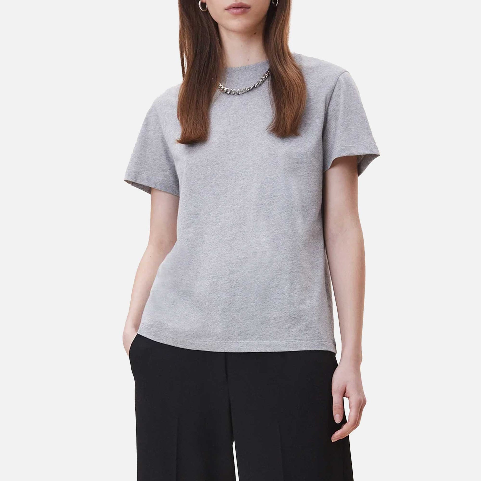 Donna Classic Tee Grey Melange