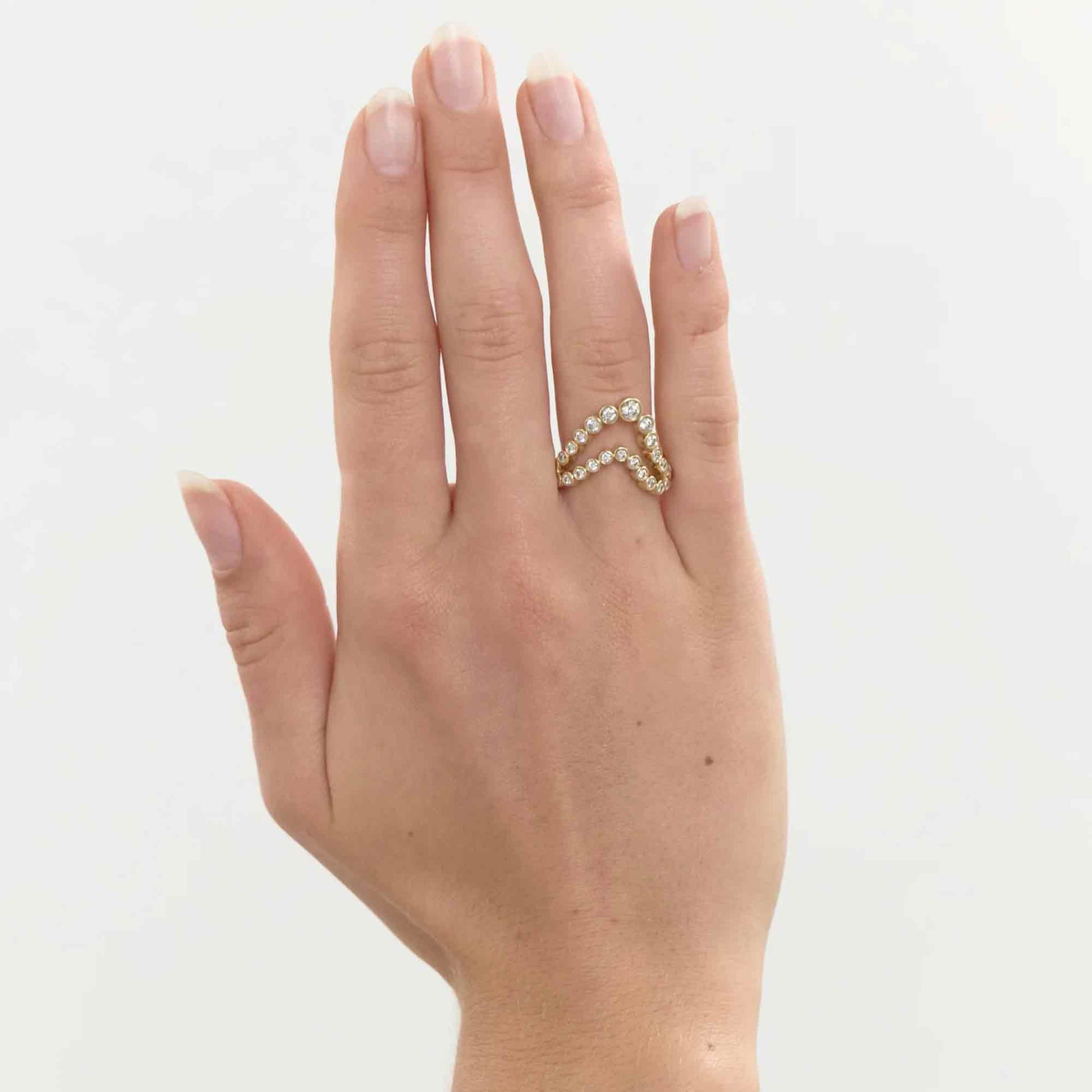 Double Wave Ring
