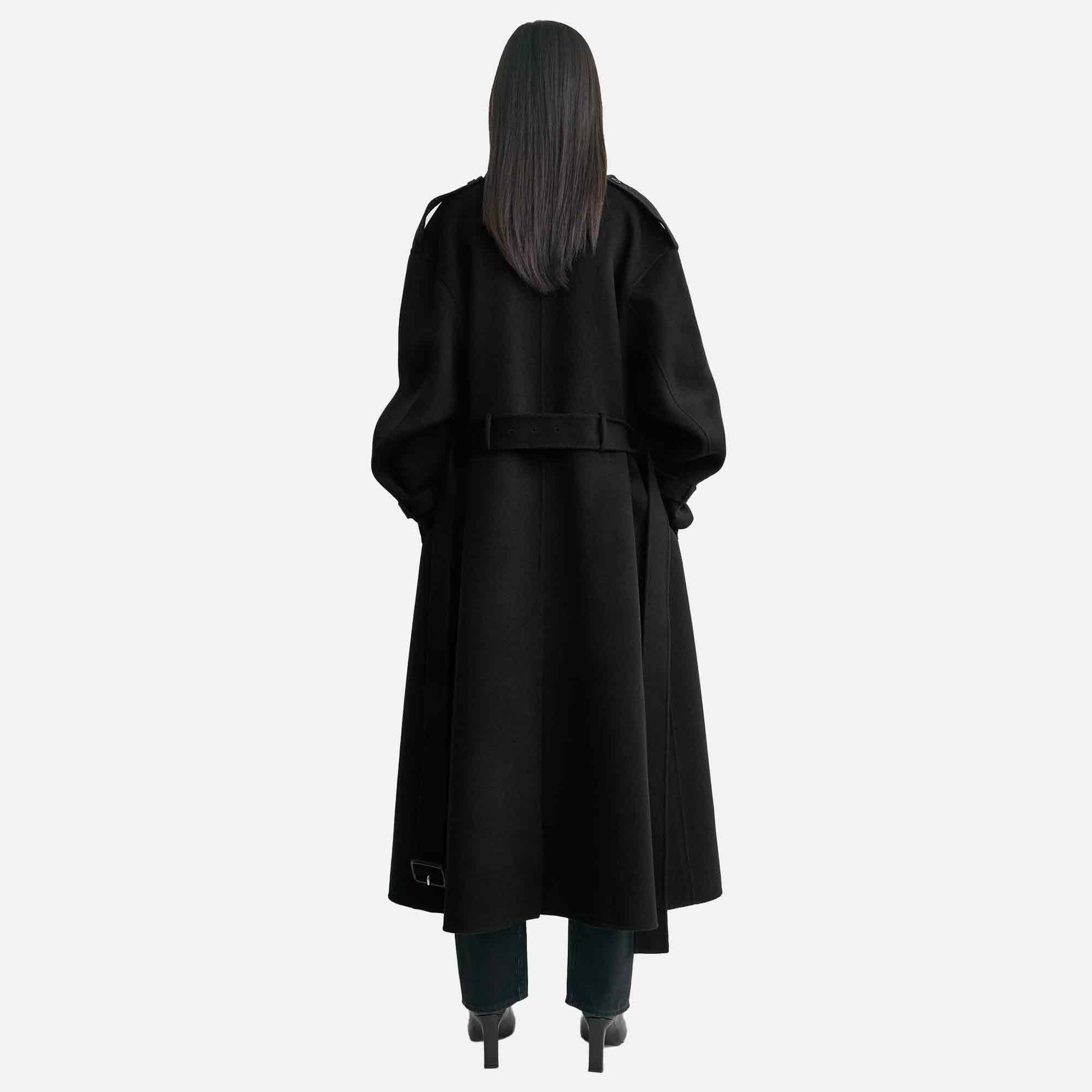 Doublé Winter Trench Black