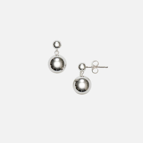 Drop Of Silver Earring