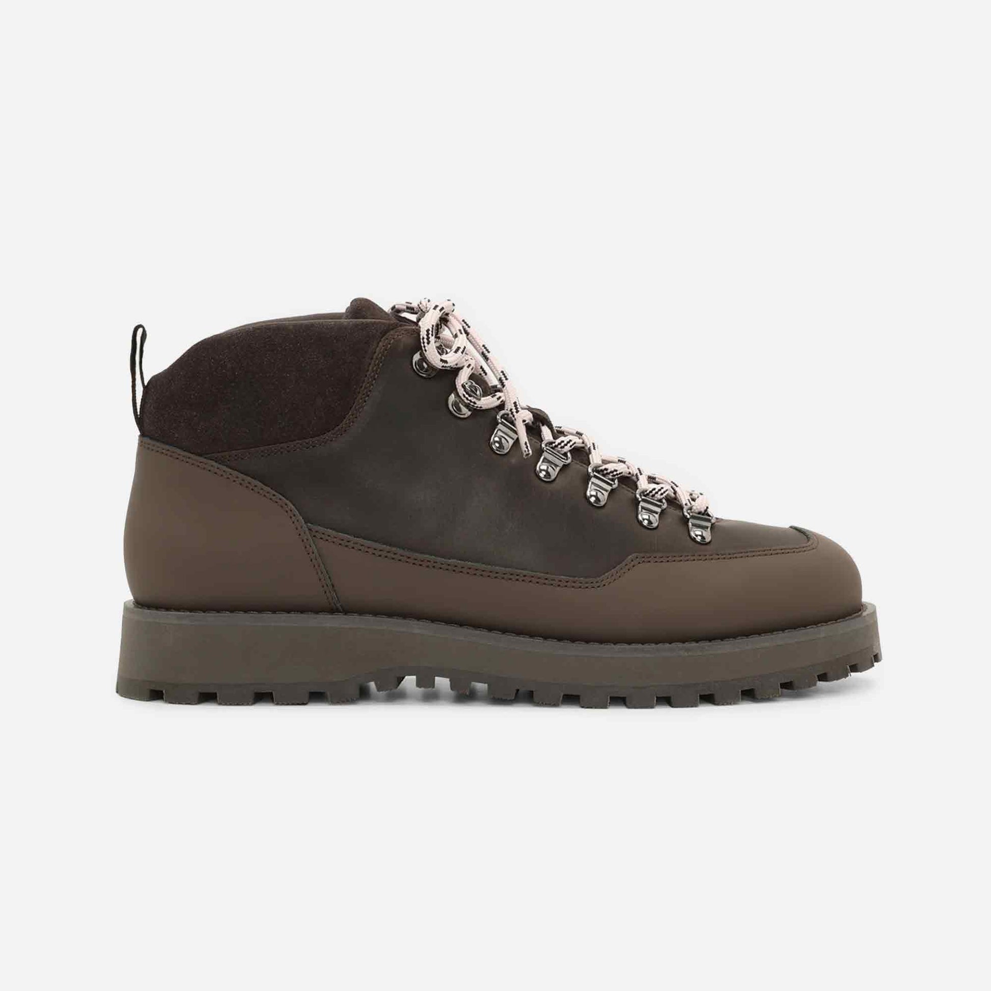 Dune Mid Boots Brown Crazy Horse Leather