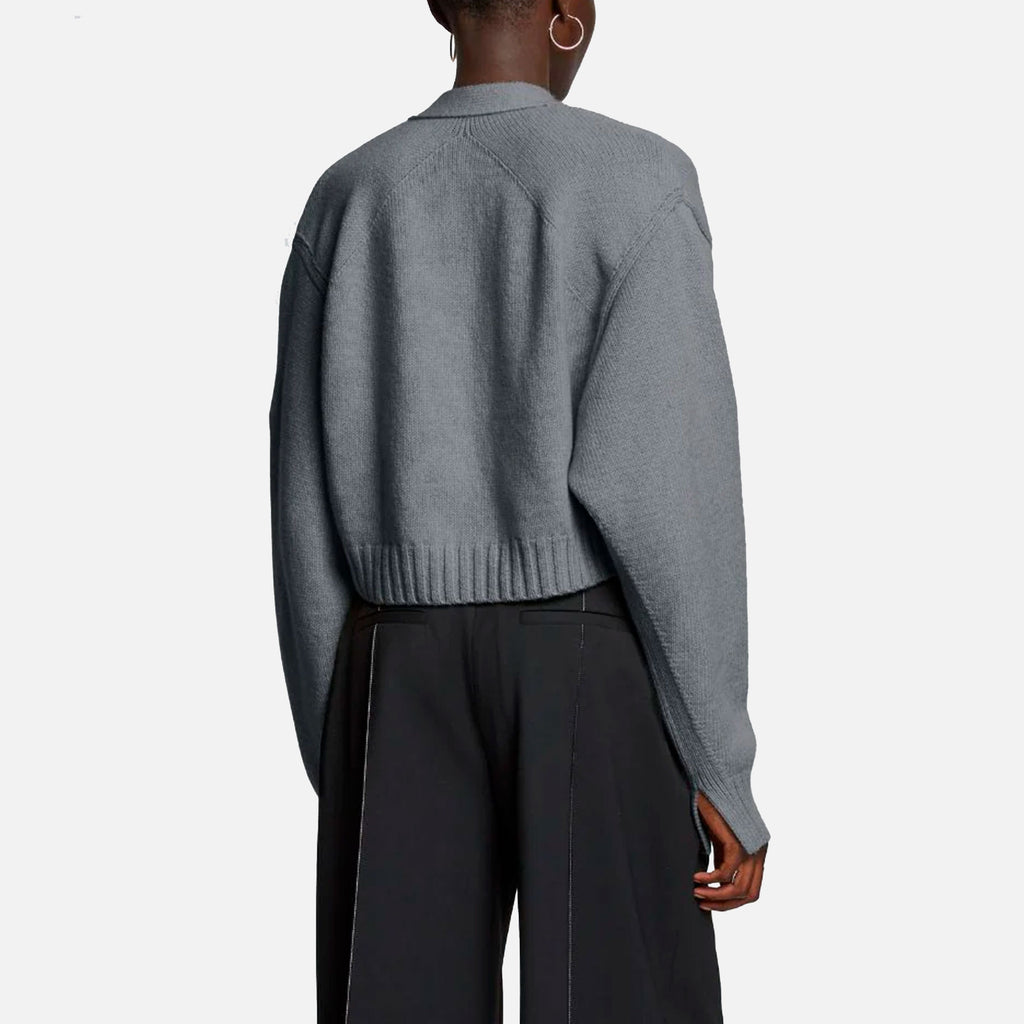 Sofia Cashmere Cardigan Gray Melange