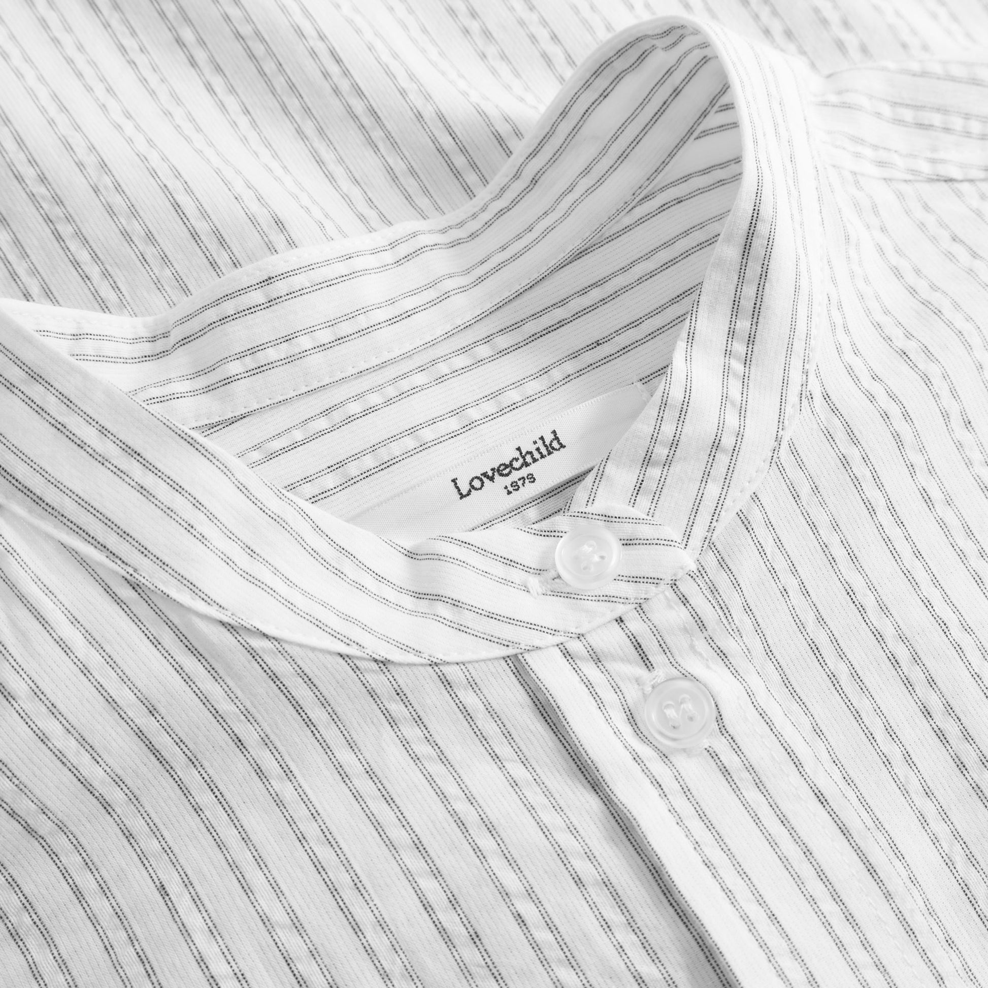 Edgar Shirt Black Stripe