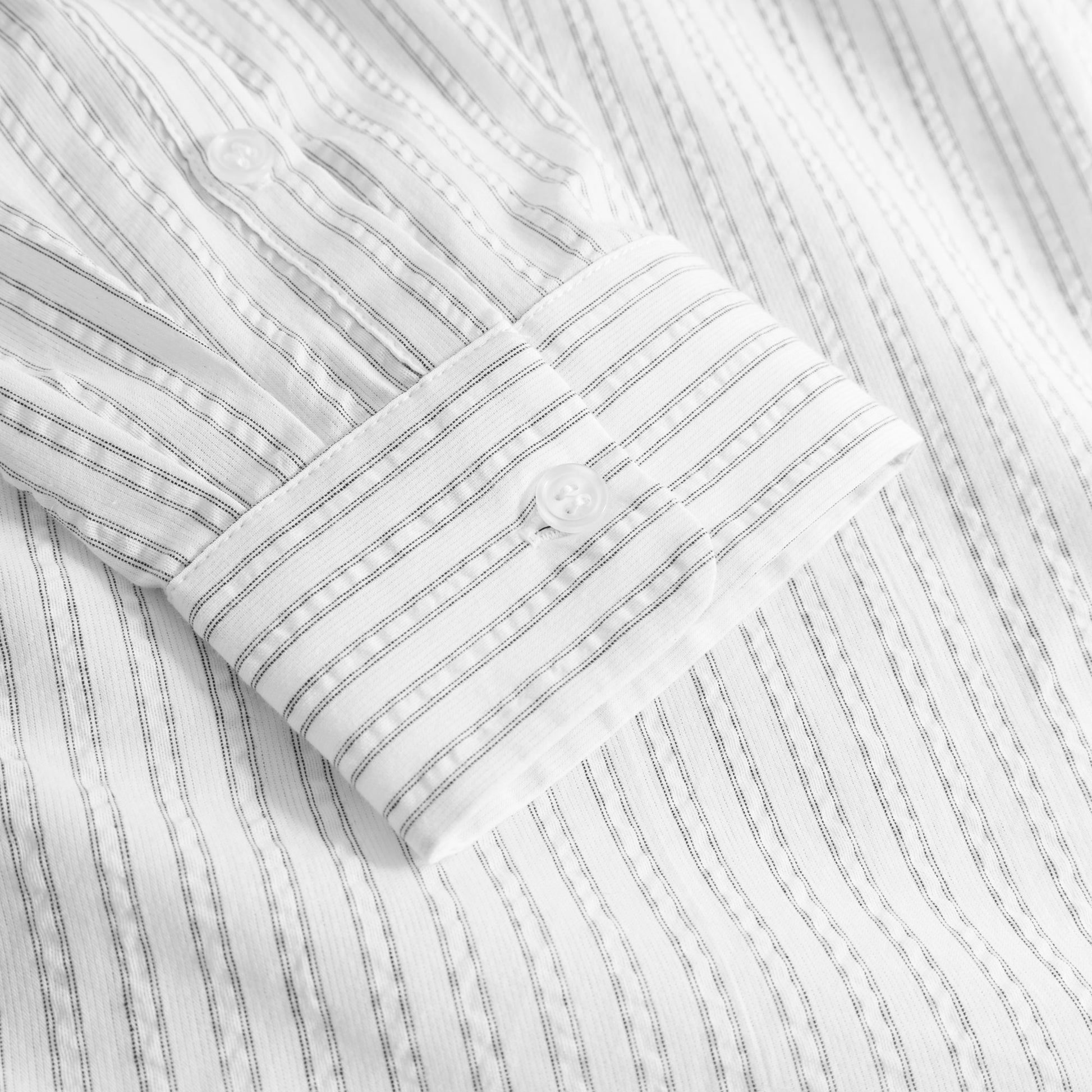 Edgar Shirt Black Stripe