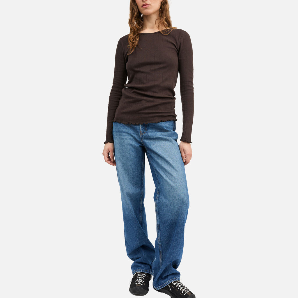 Edie Blouse Dark Brown