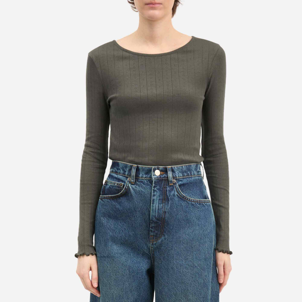 Edie Blouse Dark Green