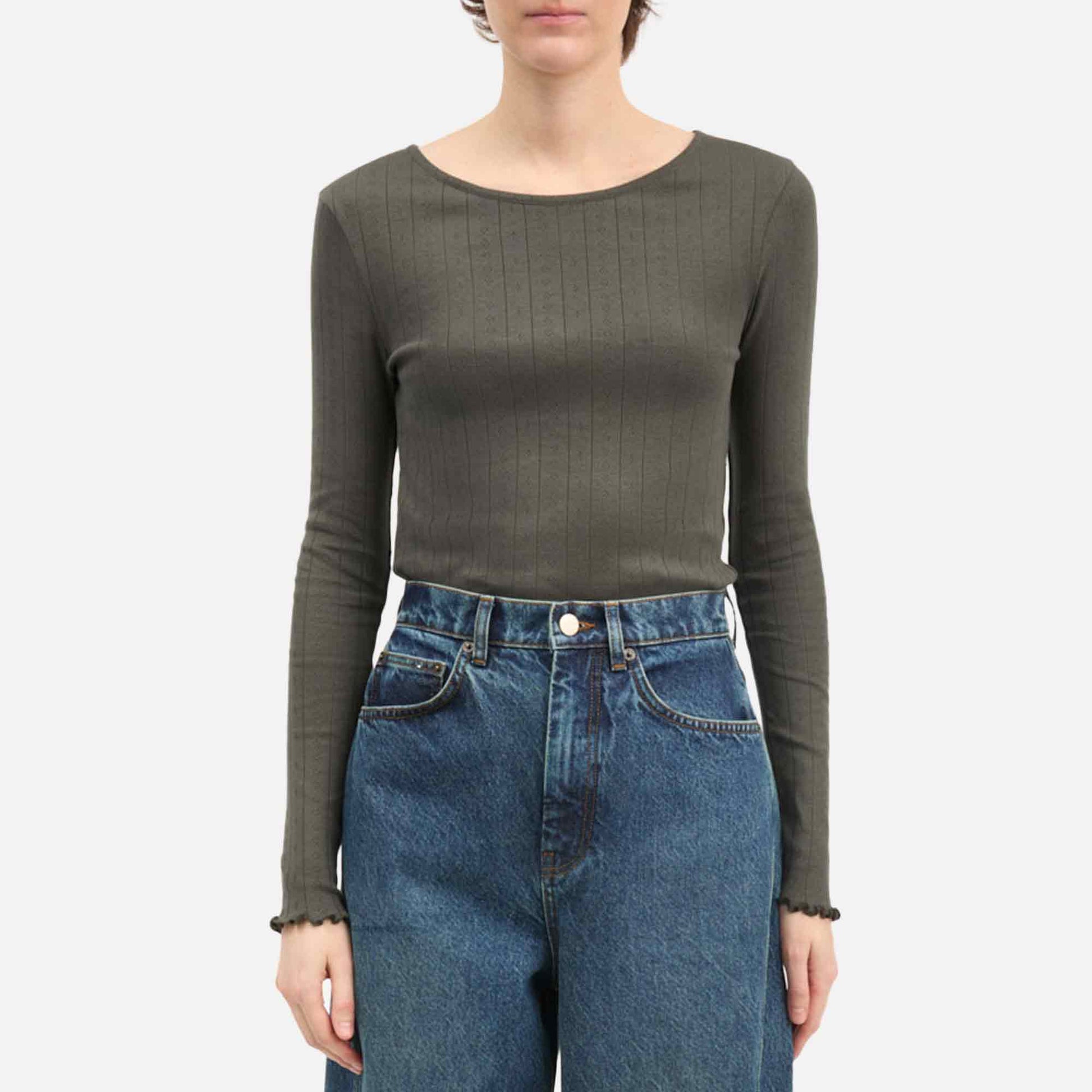 Edie Blouse Dark Green