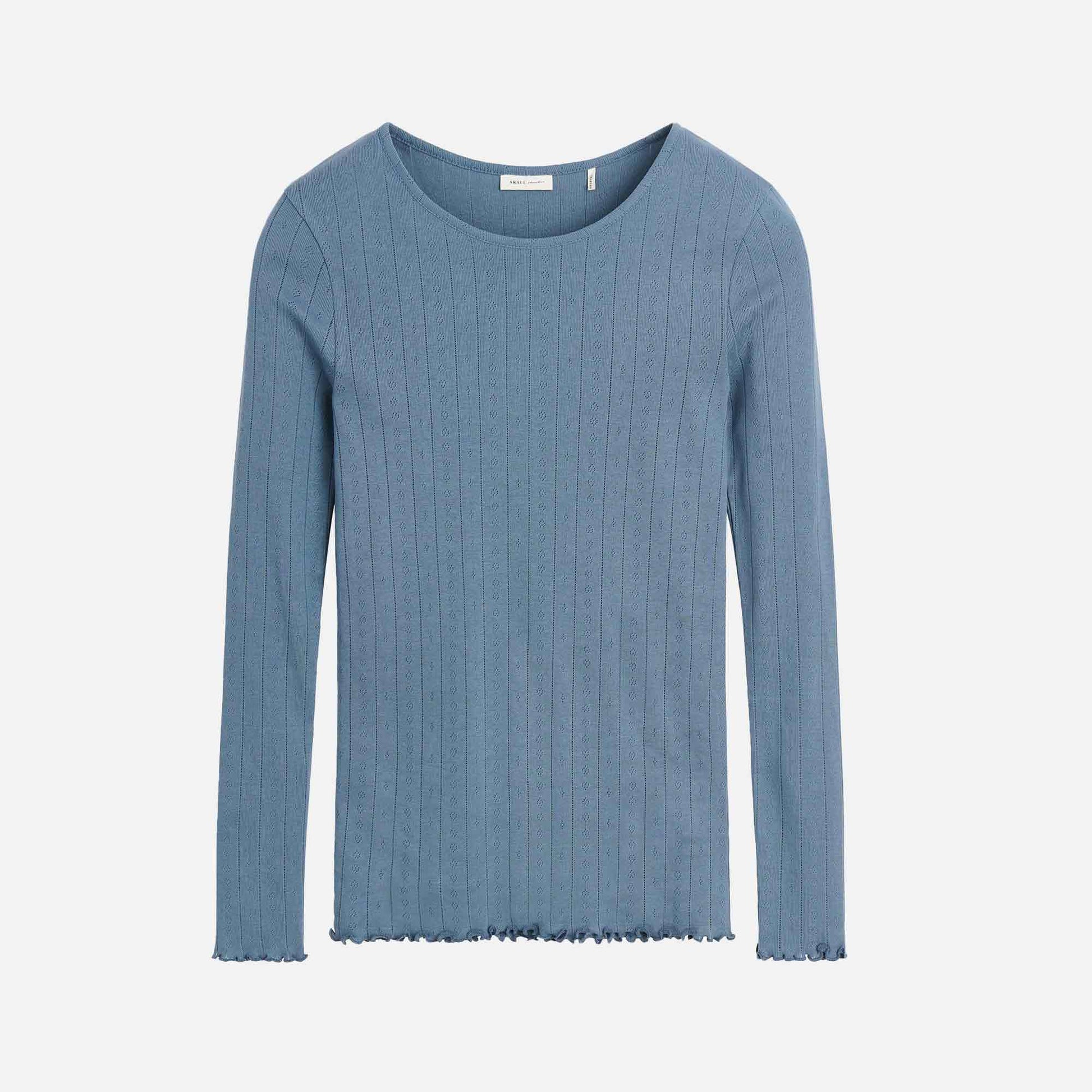 Edie Blouse Faded Blue
