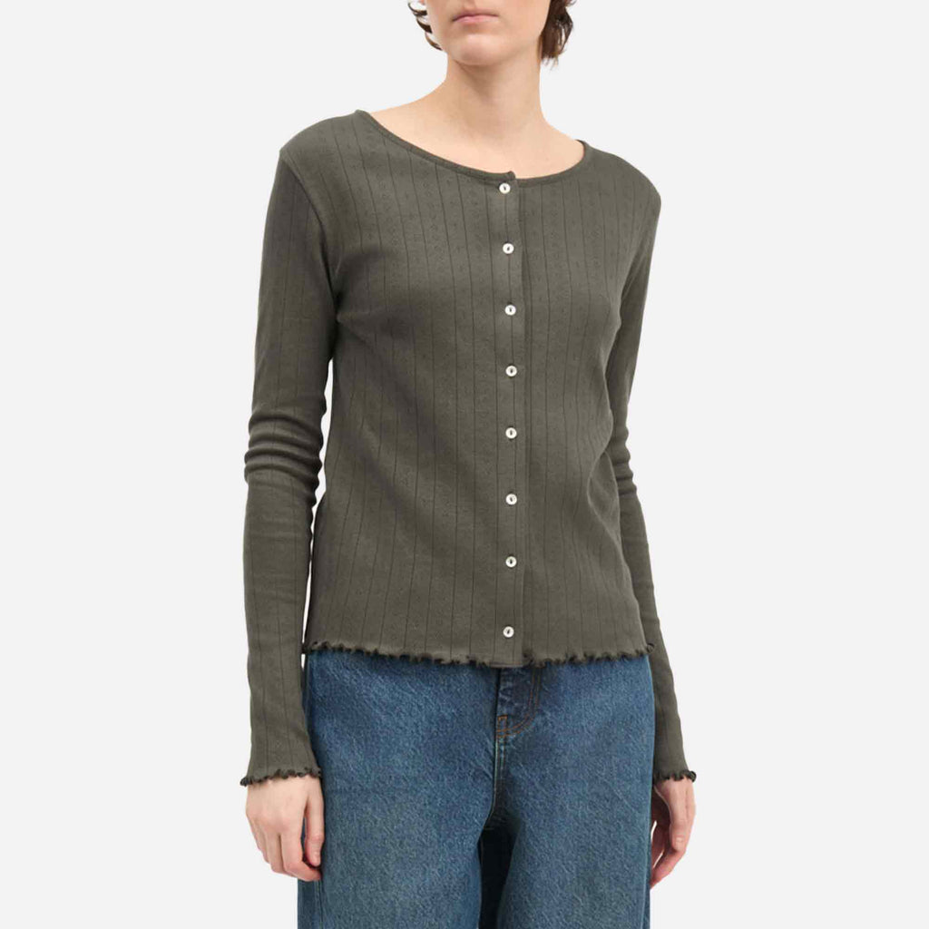 Edie Cardigan Dark Green