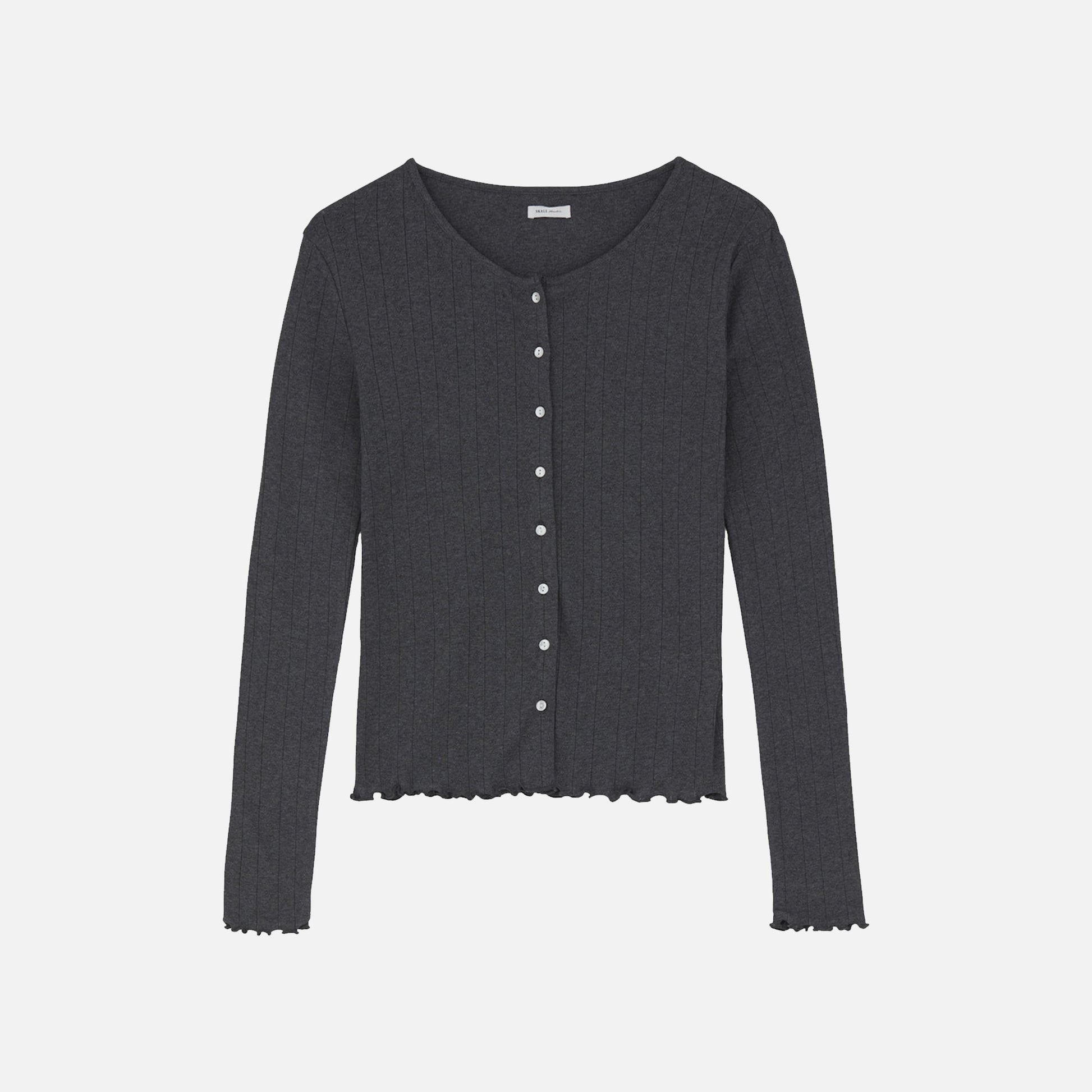 Edie Cardigan Dark Gray Melange