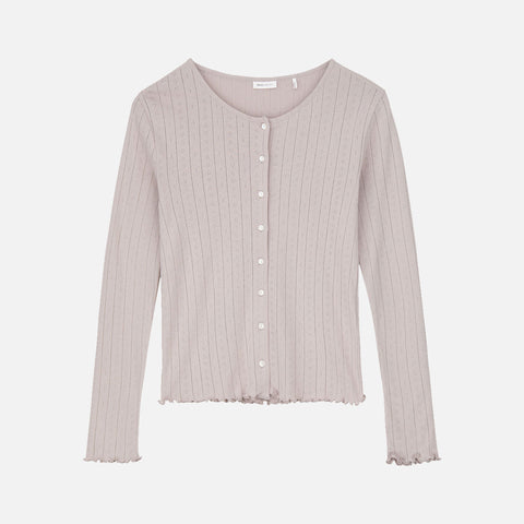 Edie Cardigan Dusty Lavender