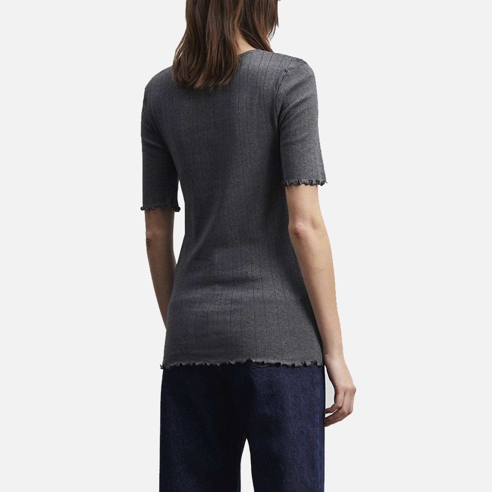 Edie Tee Dark Gray Melange